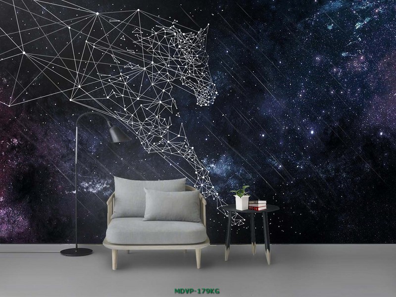 Tranh ngựa phi cách điệu